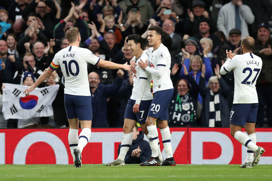 Son hizo un gol increíble y así fue su festejó. (Foto: Tottenham)