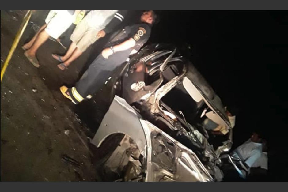 El agente activo choc&oacute; contra un veh&iacute;culo militar. (Foto: Noticias del Valle)&nbsp;