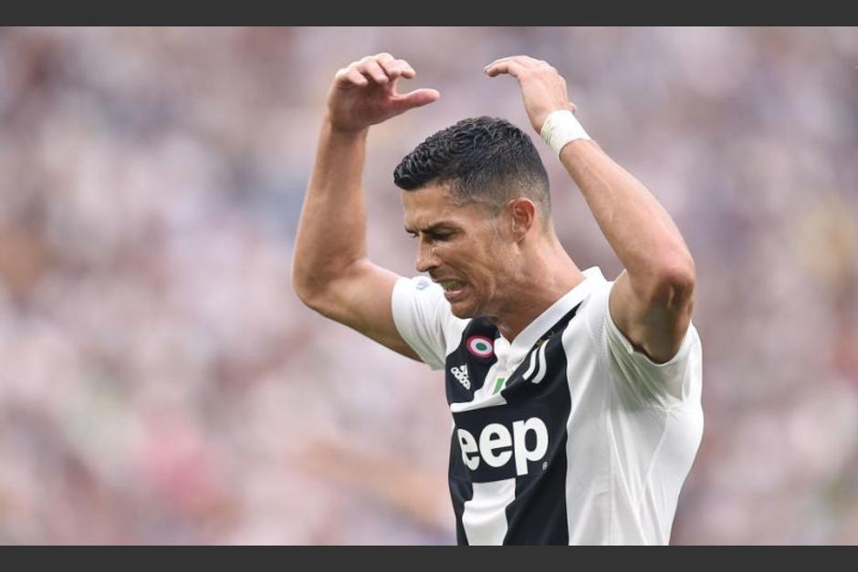 El enojo de Cristiano Ronaldo, tras no ganar la Super Copa de Italia. (Foto: AFP)