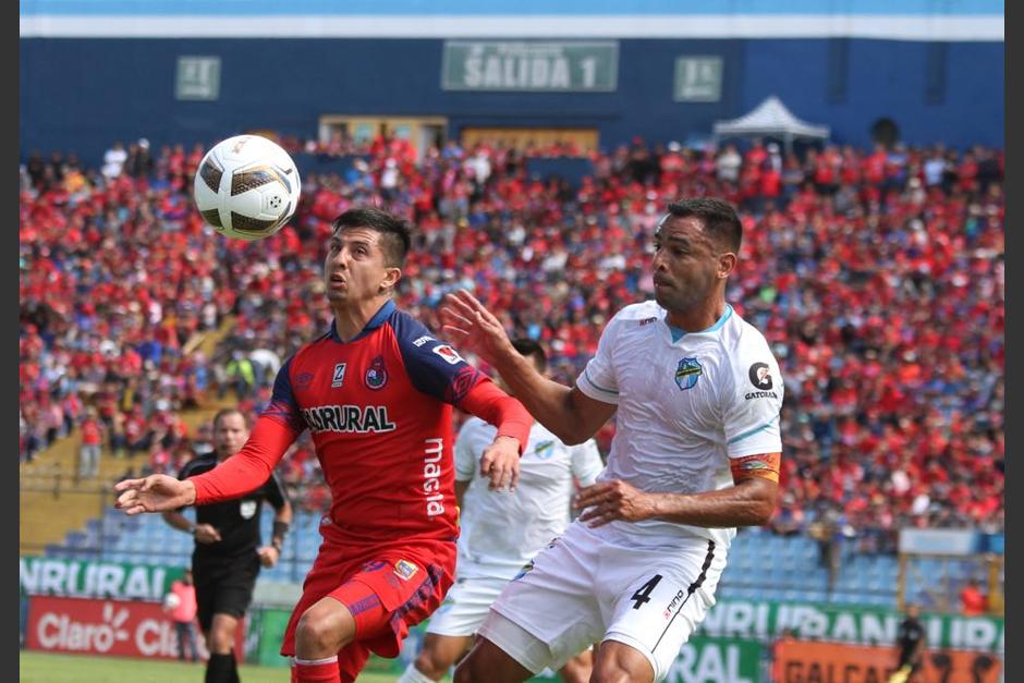Los Rojos lograron clasificar a pesar de la derrota. (Foto: Luis Barrios/Soy502)&nbsp;