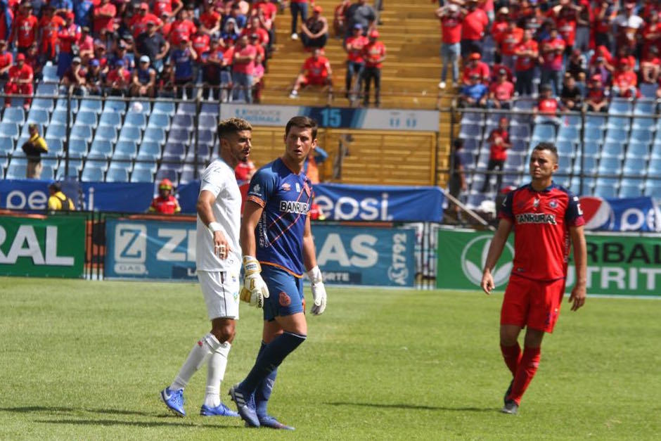 El portero de Municipal Nicholas Hagen se pierde la final del torneo Apertura 2019. (Foto: Luis Barrios/Soy502)