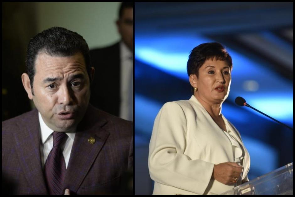 Thelma Aldana inició la cuenta regresiva para la finalización del mandato de Jimmy Morales. (Fotos: archivo/Soy502)