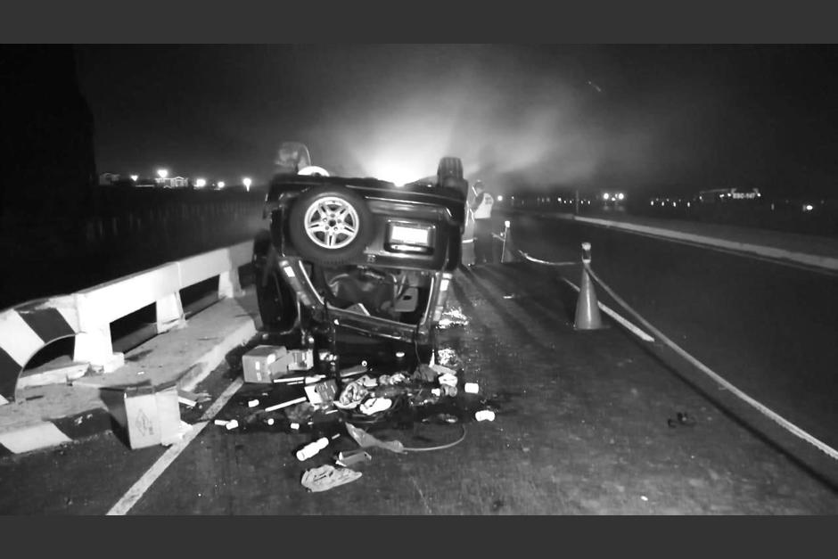 El hecho se produjo la madrugada de este lunes sobre la ruta hacia el Pacífico. (Foto: Bomberos Voluntarios)