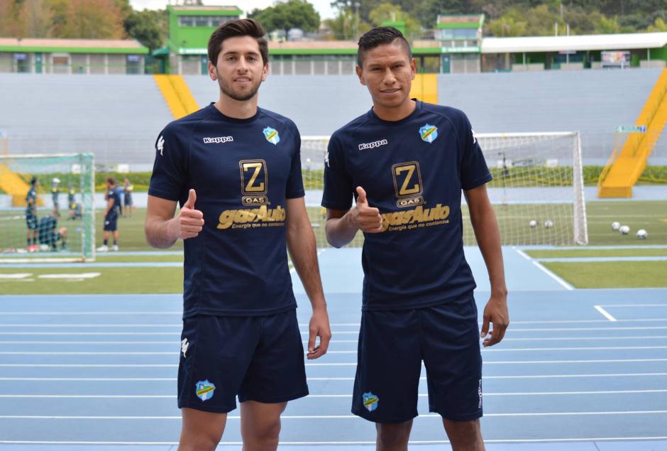Nicolás Samayoa y Jorge Ortiz ya entrenan con Comunicaciones. (Foto: Rudy Martínez/Soy502)