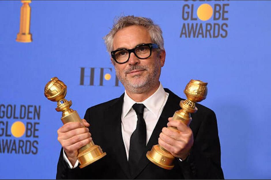 Alfonso Cuar&oacute;n se llev&oacute; dos "Golden Globe Awards" 2019. (Foto: AFP)&nbsp;