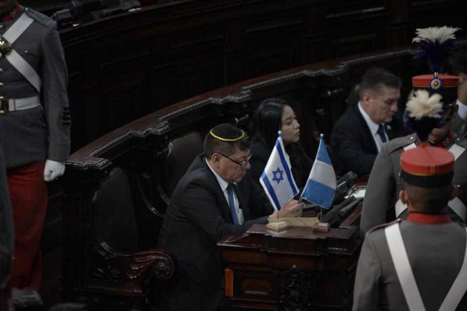 El diputado de FCN Marcos Yax visitó Israel en 2018. (Foto: Wilder López/Soy502)