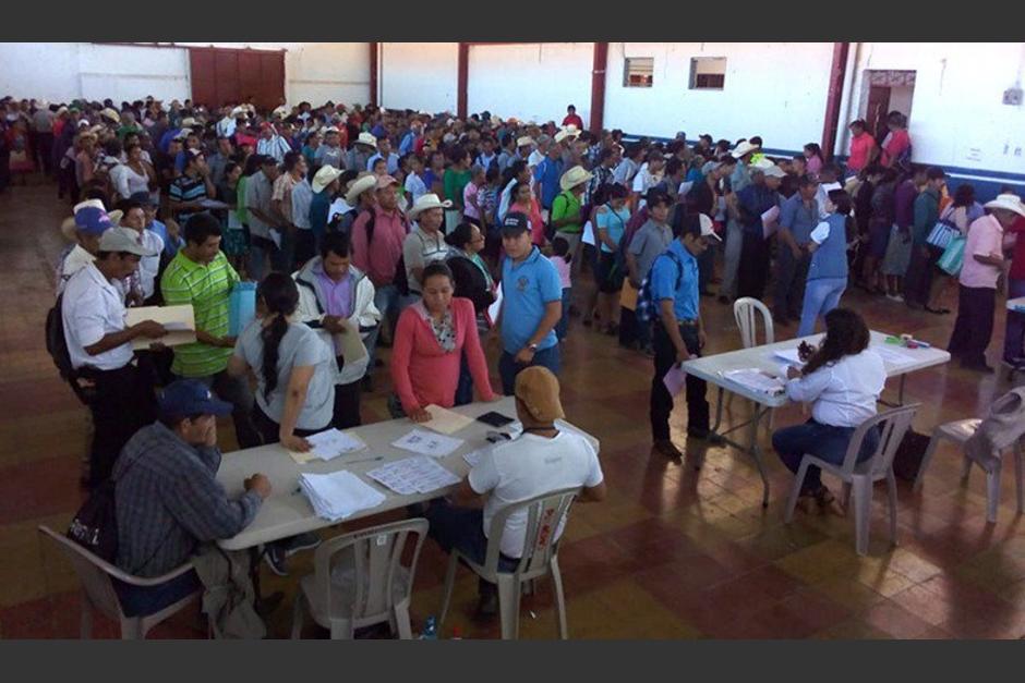 Los cupones estaban destinados para los afectados por la sequía. (Foto: Gobierno de Guatemala)