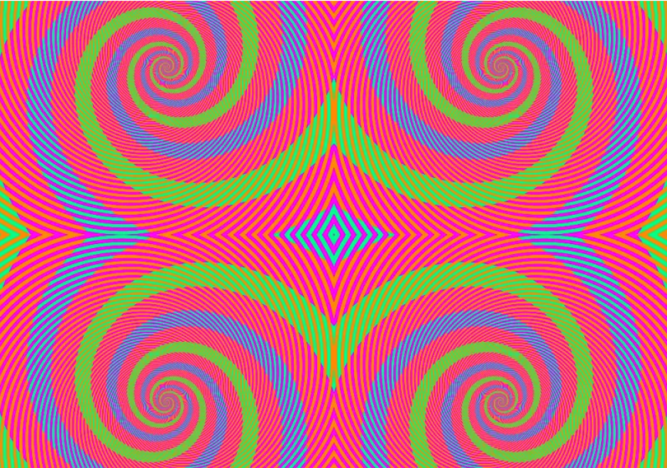 La imagen est&aacute; construida &uacute;nicamente con tres colores. (Foto: Gizmodo)