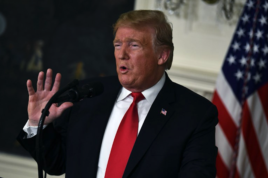 Trump ofrece protección para migrantes a cambio de fondos para el muro. (Foto: AFP)