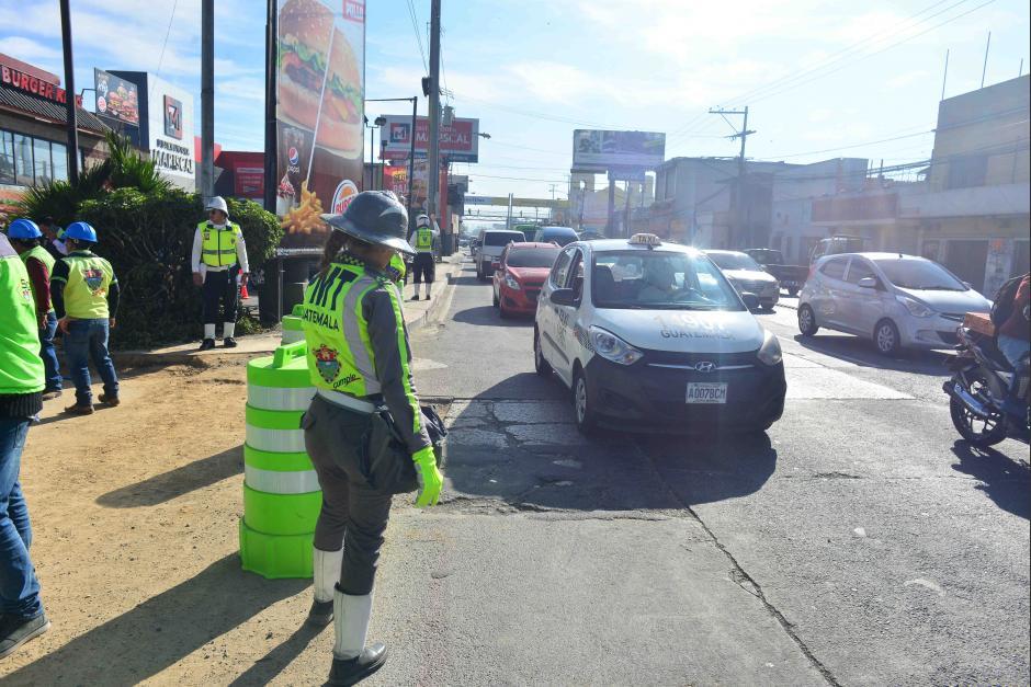 Los trabajos para la construcci&oacute;n de un paso a desnivel sobre la Calle Mart&iacute; impactar&aacute;n en el tr&aacute;fico este fin de semana. (Foto: Jes&uacute;s Alfonso/Soy502