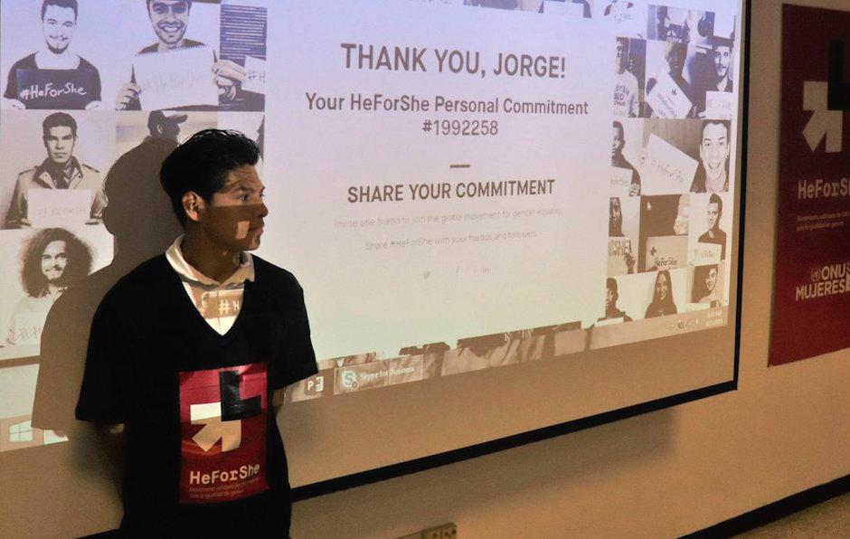 Jorge Vega será embajador de una iniciativa a favor de la igualdad de género en Guatemala. (Foto: ONU Mujeres)