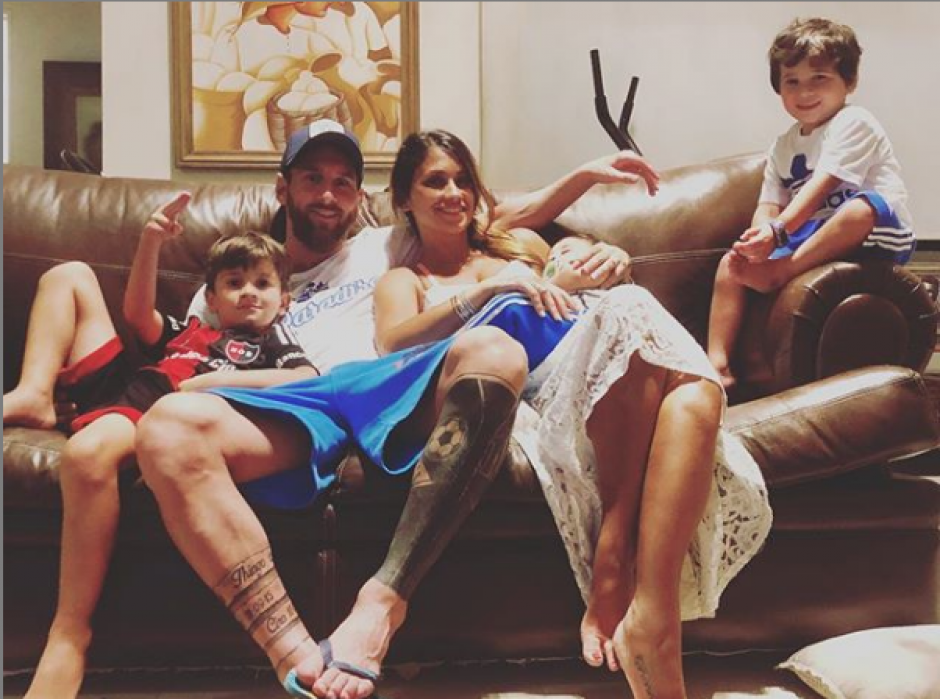 Lionel Messi y su familia la pasan muy bien. (Foto: Instagram)