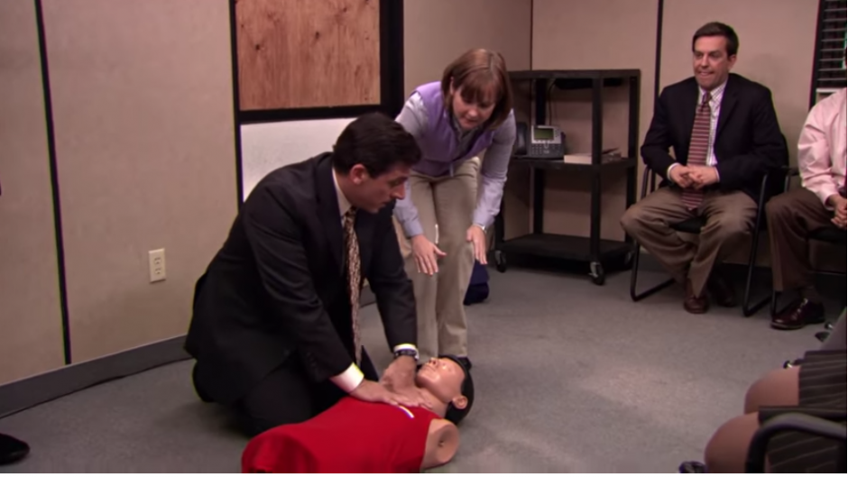 Un hombre salv&oacute; a una mujer gracias a un episodio de la serie 'The Office'. (Foto:YouTube)