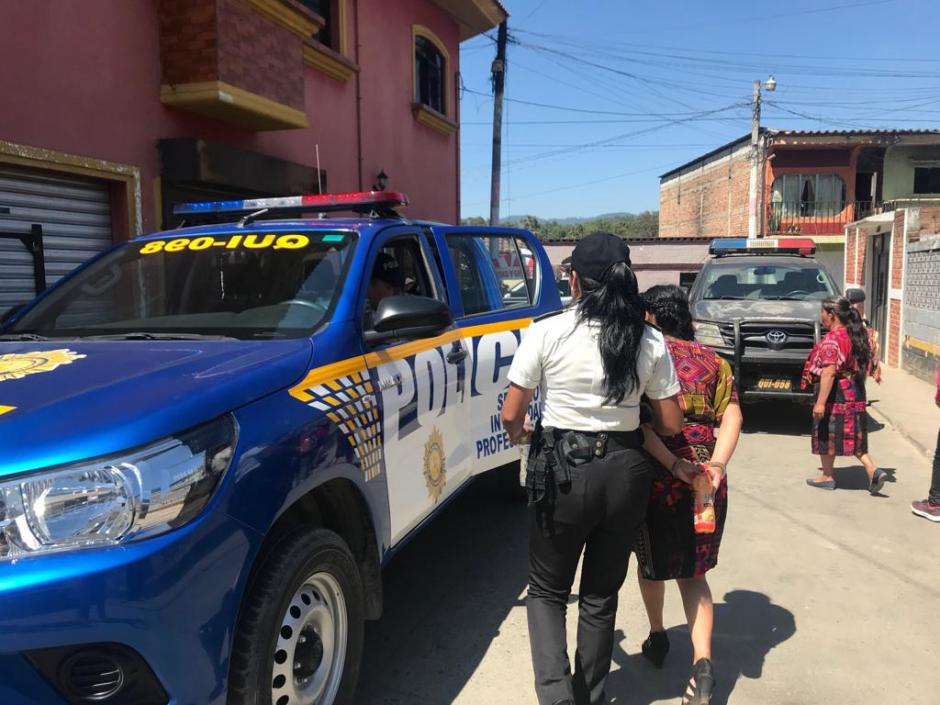 La polic&iacute;a captur&oacute; a Luc&iacute;a Tebal&aacute;n Lastor acusada de ser parte de un secuestro en Quich&eacute;. (Foto: PNC)