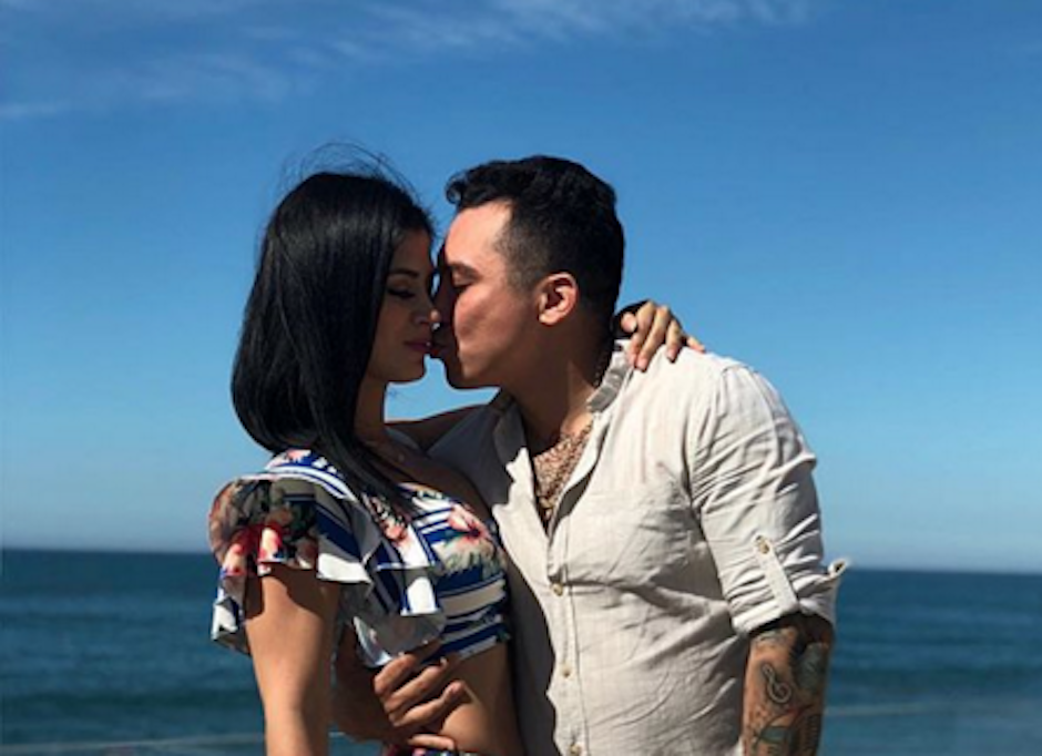 Edwin Luna y Kimberly Flores mostraron una rom&aacute;ntica sesi&oacute;n fotogr&aacute;fica en redes sociales. (Foto: Instagram)&nbsp;