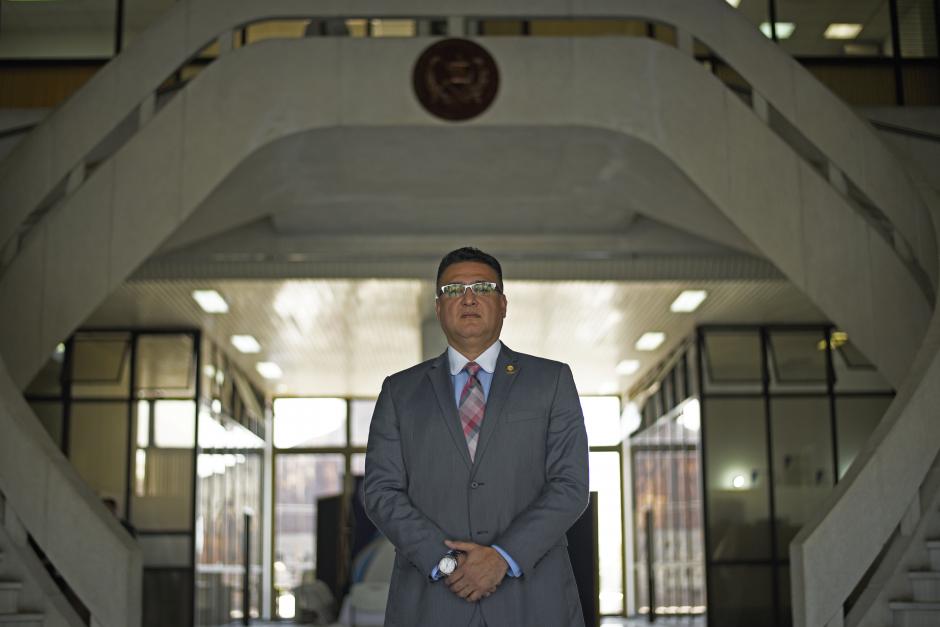 Roberto Mota Bonilla es el nuevo director de seguridad del OJ. (Foto: Wilder L&oacute;pez/Soy502)&nbsp;