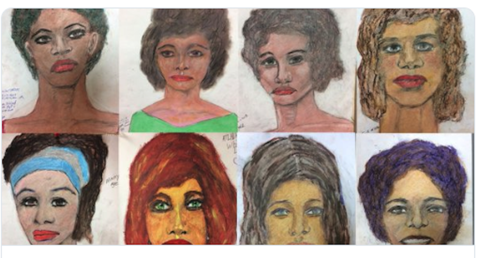 Como faltan v&iacute;ctimas por identificar, el FBI dio a conocer los dibujos con el &uacute;nico fin de saber qui&eacute;nes aparecen en ellos. Foto: captura de pantalla USA Today.