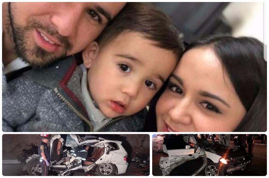 Familia Herrera del Cid con el peque&ntilde;o Carlitos, t&uacute; puedes apoyarles a sobrellevar ese terrible dolor. (Foto: Facebook)