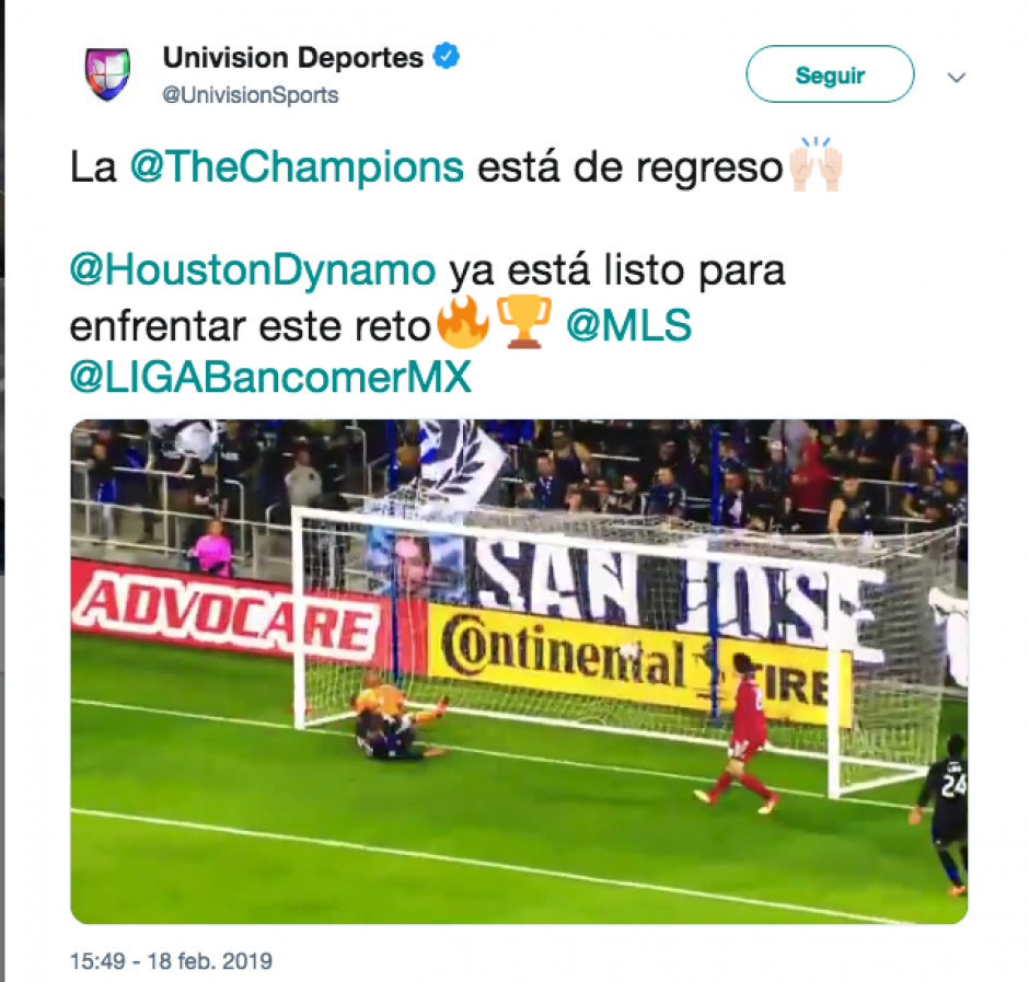 Univisi&oacute;n Deportes confunde el nombre de Guastatoya y las redes no lo perdonan. (Foto: Captura de pantalla)
