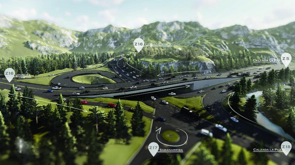 Esta obra traerá beneficio para 131 mil automovilistas. (Diseño: Municipalidad de Guatemala)