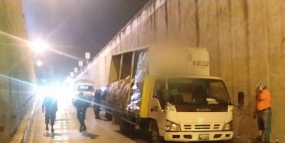 El MP cerró el viaducto debido al tiroteo. (Foto: Amílcar Montejo/Instagram)