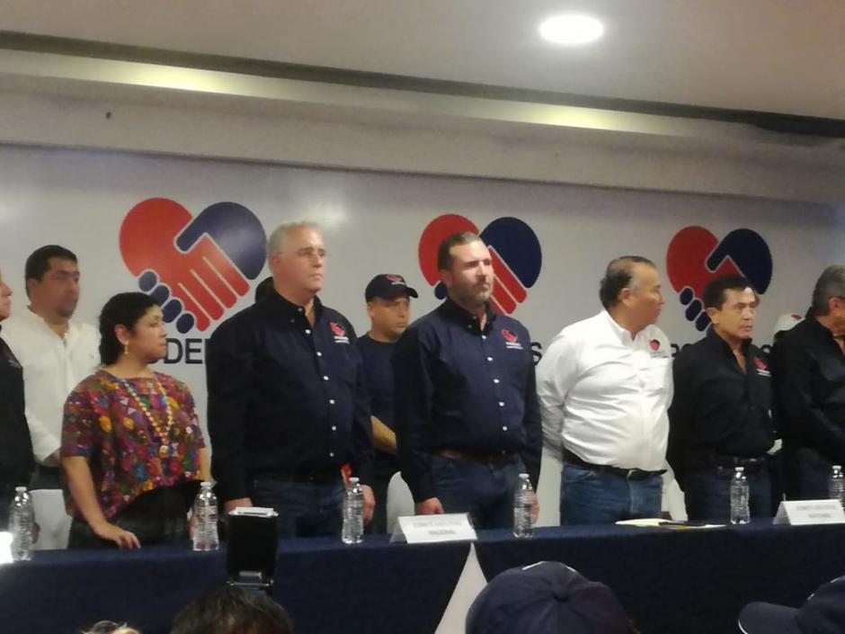 El partido Podemos tambi&eacute;n proclam&oacute; a Roberto Arz&uacute; como su candidato Presidencial. Podemos participar&aacute; en alianza con el PAN. (Foto: Guatemala Visible)&nbsp;