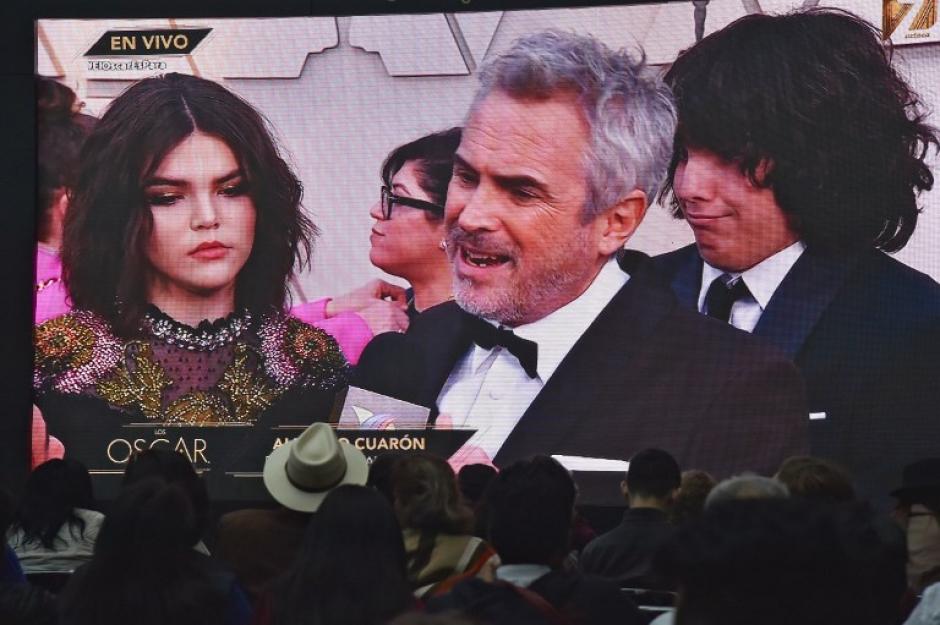 El hijo de Alfonso Cuar&oacute;n se convirti&oacute; en tendencia en redes sociales por personas que se burlaron de sus gestos. (Foto: AFP)&nbsp;