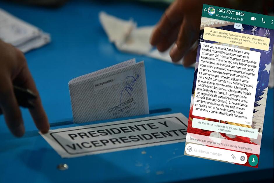 Un guatemalteco recibió un mensaje del TSE por medio de WhatsApp (Foto: Archivo/Soy502)