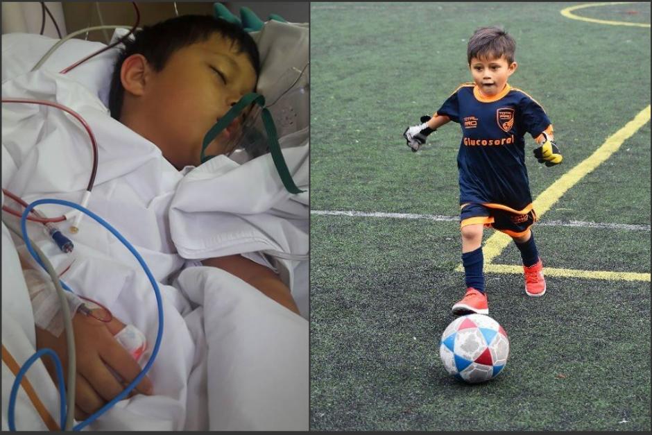 Su sueño es correr lleno de salud, jugar futbol con sus hermanos y superar esa enfermedad. (Foto:Cortesía)