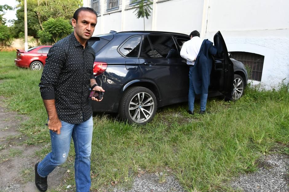 José Manuel Contreras cuando llegó a la audiencia que fue suspendida. (Foto: Archivo/Soy502)