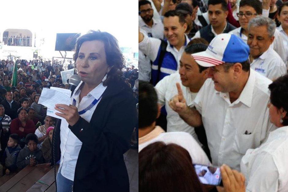 Los candidatos estuvieron en municipios distintos de Huehuetenango. (Foto: Soy502)