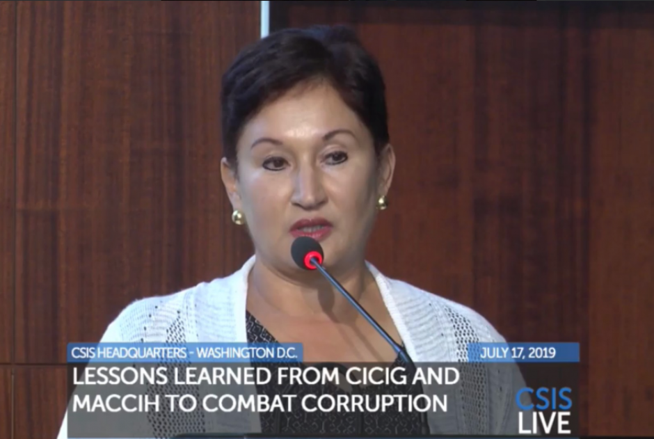 Aldana habló acerca del trabajo de la CICIG. (Foto:&nbsp;Seattle International Foundation/Twitter)