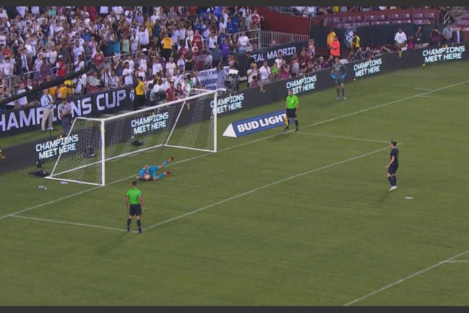 Gareth Bale marcó un gol en el encuentro, pero falló su tiro penal en el juego entre el Real Madrid y el Arsenal. (Foto: ESPN)