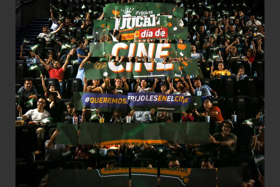 Ducal respondió al hashtag: #QueremosFrijolesEnElCine. (Foto: cortesía)