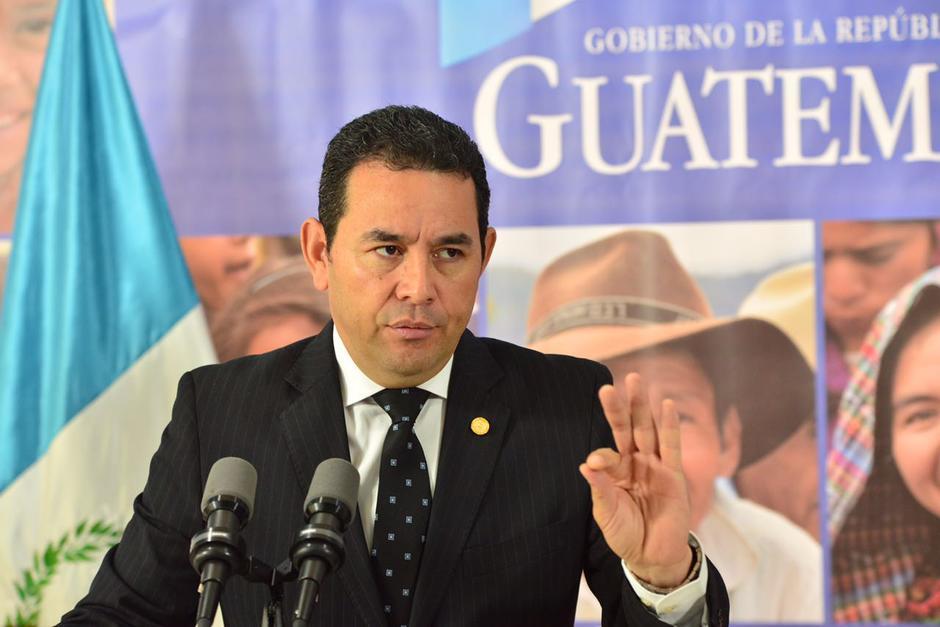 El presidente Jimmy Morales de nuevo la emprende contra los magistrados de la CC. (Foto: Archivo/Soy502)