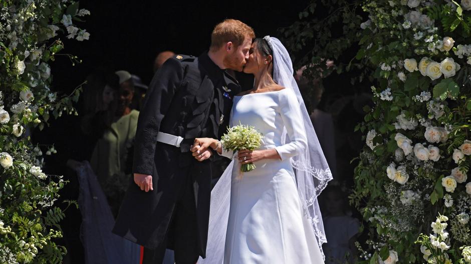 Momento de la boda. (Foto: AFP)