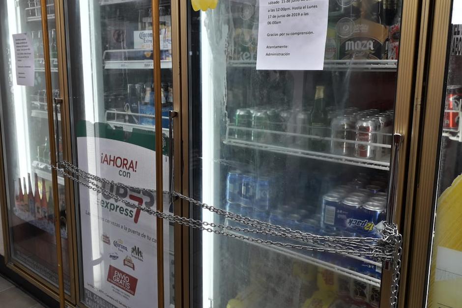 La Ley Seca&nbsp; entr&oacute; en vigencia desde el mediod&iacute;a de este s&aacute;bado. (Foto: Soy502)