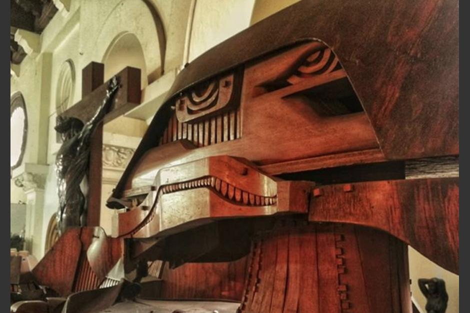 "M&uacute;sica Grande", obra de Efra&iacute;n Recinos ser&aacute; restauradas. (Foto: Fundaci&oacute;n Crea)&nbsp;