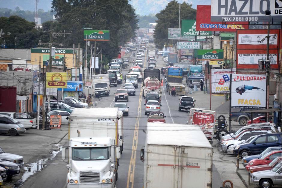Chimaltenango se convirtió en un cuello de botella y en un dolor de cabeza para los automovilistas. (Foto: Archivo/Soy502)