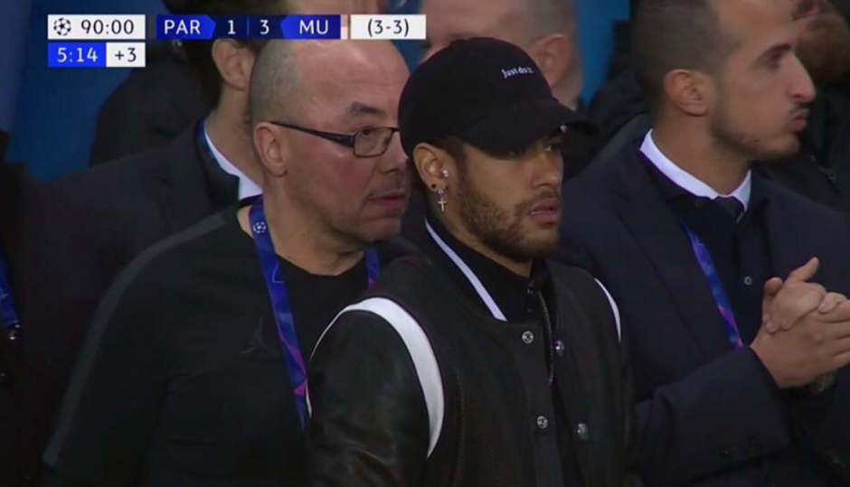 La reacción del brasileño se hizo viral en redes sociales. (Foto: captura pantalla)&nbsp;