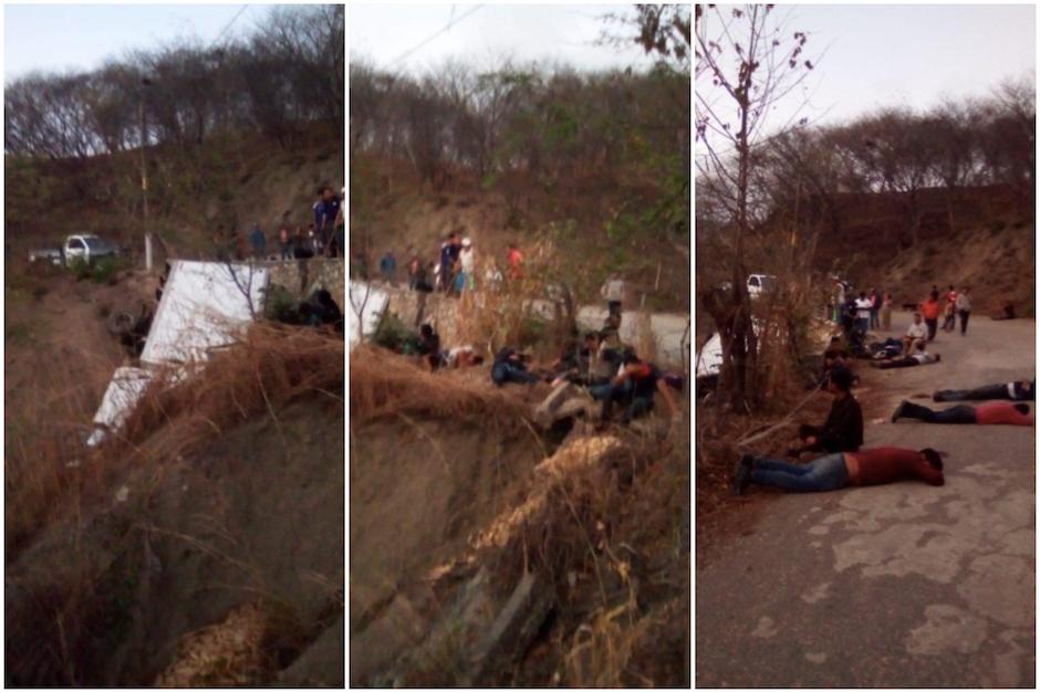El accidente en el que murieron los migrantes guatemaltecos ocurri&oacute; entre la tarde y noche del jueves. (Foto: medios locales)