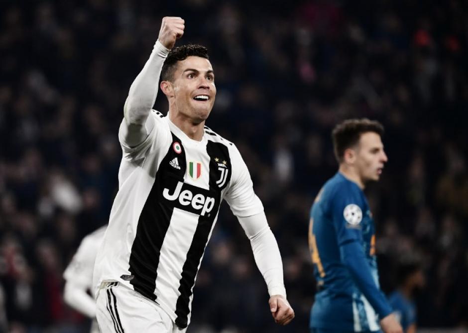 El portugués marcó tres goles en la polémica remontada de la Juventus ante el Atlético de Madrid. (Foto: AFP)