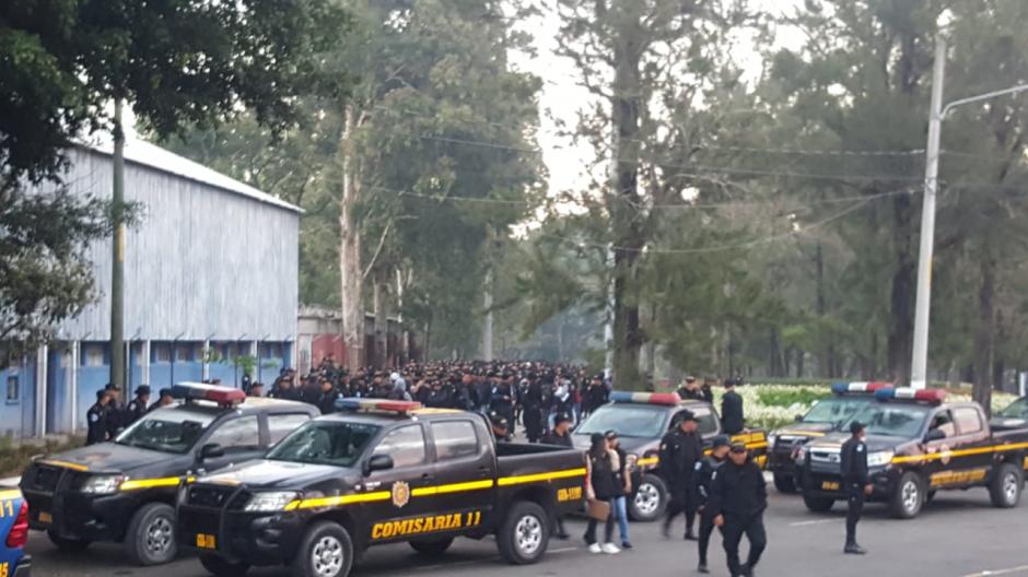 Los policías se encuentran en varios puntos del país. (Foto: PNC)&nbsp;