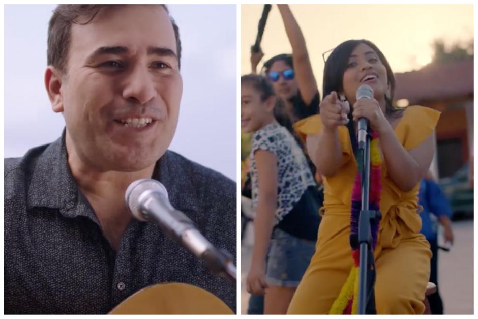 Un colectivo de artistas unieron sus voces para interpretar el tema "Contigo aprend&iacute;". (Captura Video)