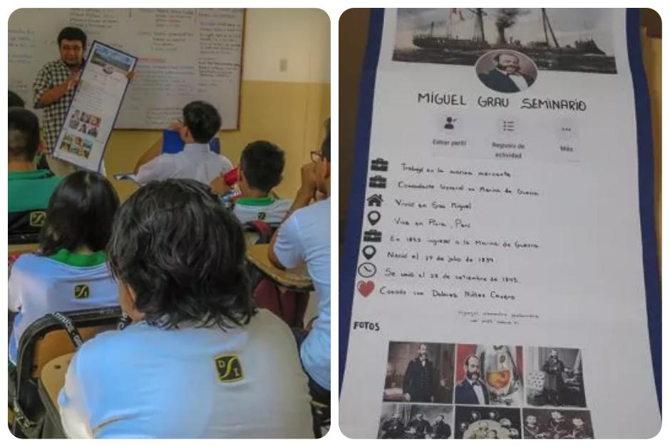 La idea de este maestro se hace viral. (Foto: Facebook)