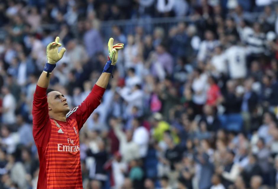 Keylor Navas dejó su portería en cero en el estadio Santiago Bernabéu. (Foto: LaLiga)