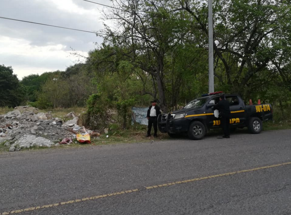 La PNC confirmó del hallazgo de un perro sin la piel. (Foto: captura pantalla)&nbsp;