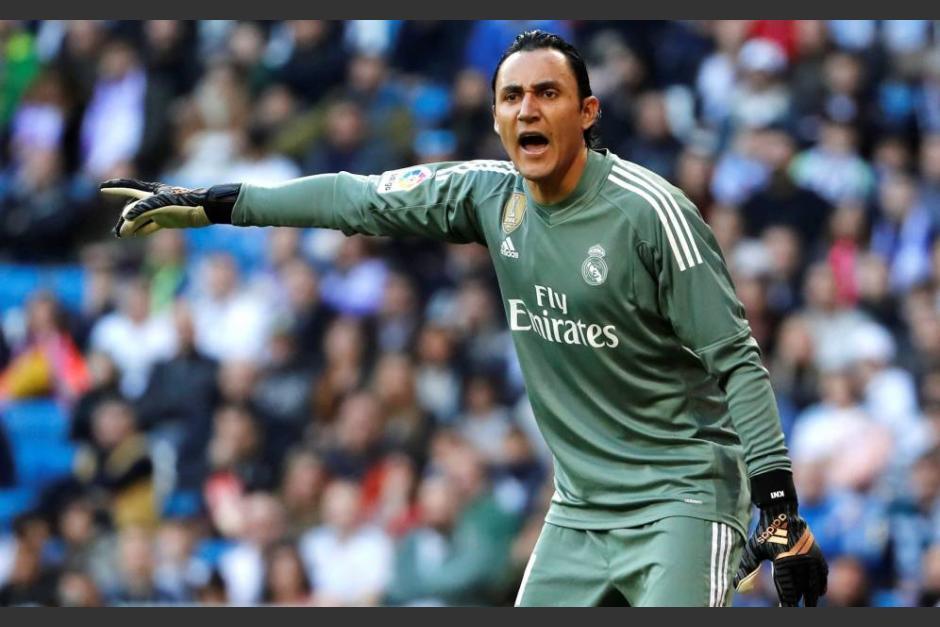 Keylor Navas vendrá a Guatemala el próximo jueves. (Foto: AFP)