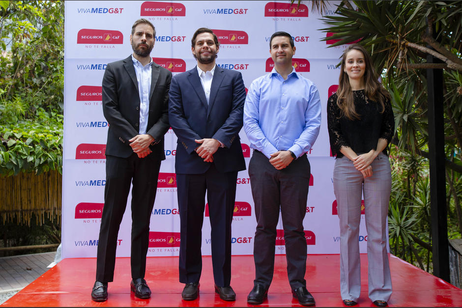 Representantes de Seguros G&T dieron a conocer en conferencia de prensa su nuevo servicio. (Foto: George Rojas/soy502)