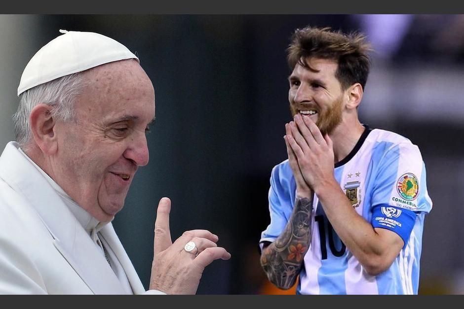 El Papa Francisco dijo en una entrevista que Lionel Messi no es Dios. (Foto: Diario 26)